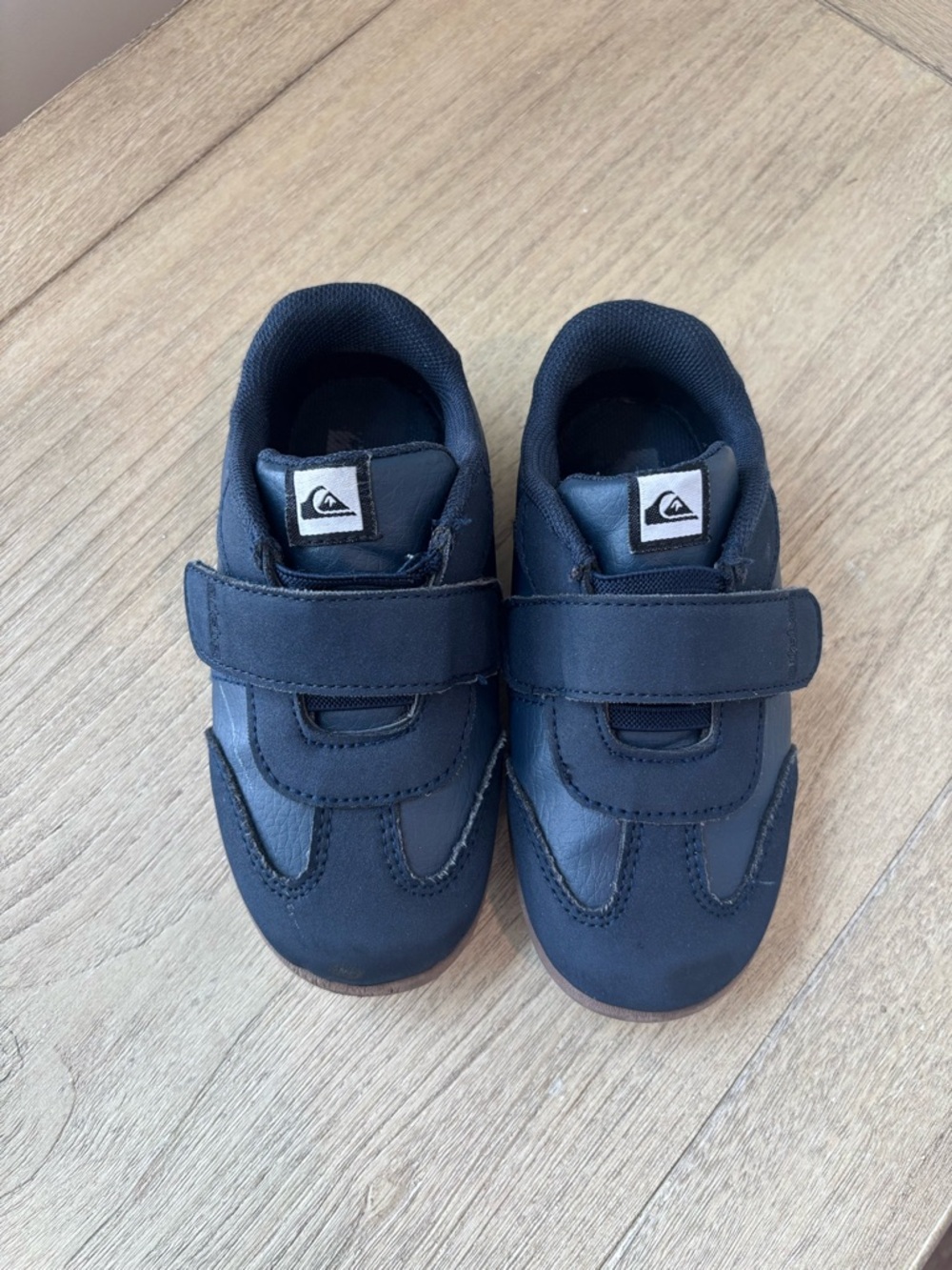 Quiksilver Kids Navy Velcro Athletic Sneakers size 9 Toddler Boy